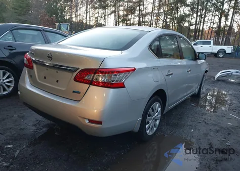 2013 Nissan Sentra S from USA, damaged, VIN 3N1AB7AP1DL796188